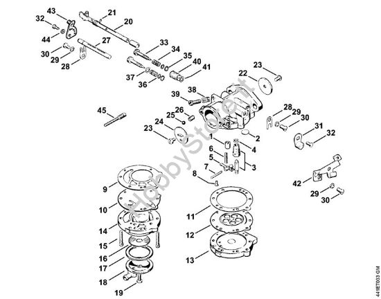 Carburatore HL-327 BT 360 BT 360 brand Stihl
